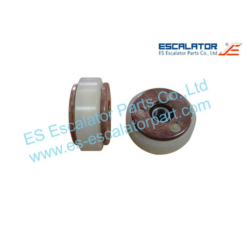 ES-MI004 Escalator Roller Ø 76mm x 35mm Bearing 6202-2RZ Use For MITSUBISHI