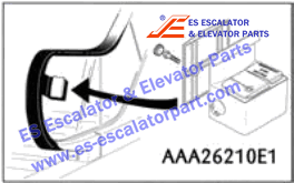 AAA26210E1 Escalator Keyswitches Parts Assembly, Retrofit Start/Stop Device, NYC Code