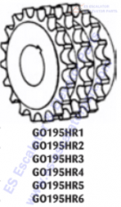 GO195HR2 Sprockets–Pulleys–Sheaves