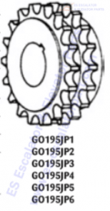 GO195JP3 Sprockets–Pulleys–Sheaves