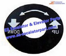 Escalator Parts 1737817600 up-down sign