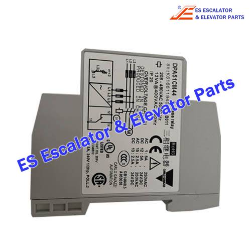 8800300158 Escalator Phase Sequence Relay DPA51CM44 B011 90% Voltage Alarm For FT820 Use For Thyssenkrupp