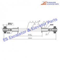 S650B001 Escalator Step Chain