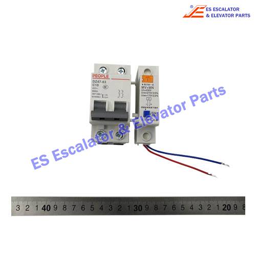 Escalator Parts DZ47-63 MV+MN SERIES MINIATURE CIRCUIT BREAKER