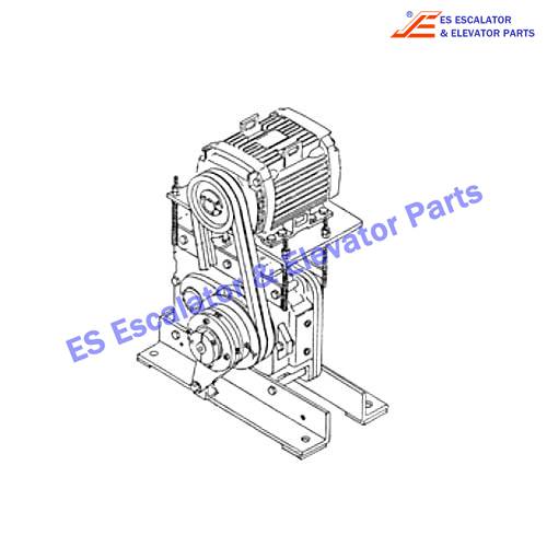 7575B3 Machines Helical Gear Box Assembly, Complete with Integral Shaft Use For OTIS