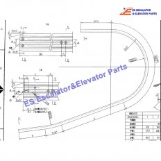 XBA402ALY4 Escalator Guide Rail