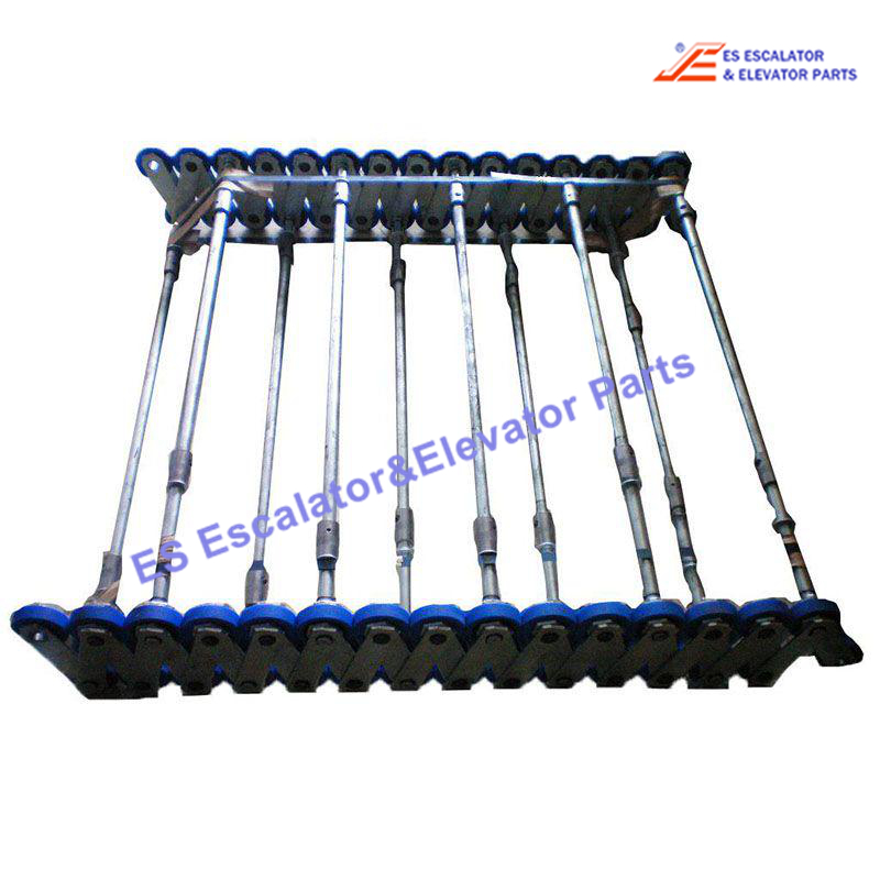 XAA26150X21 Escalator Step Chain XO-508 For 2 Steps 1000 mm Complete Set With Installed Axles Use For Otis