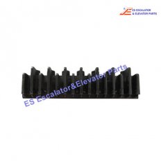 Escalator Parts 1705752900 Black Step Demarcation, Center of back side, for Stainless steel step L47332156A Use For FT820