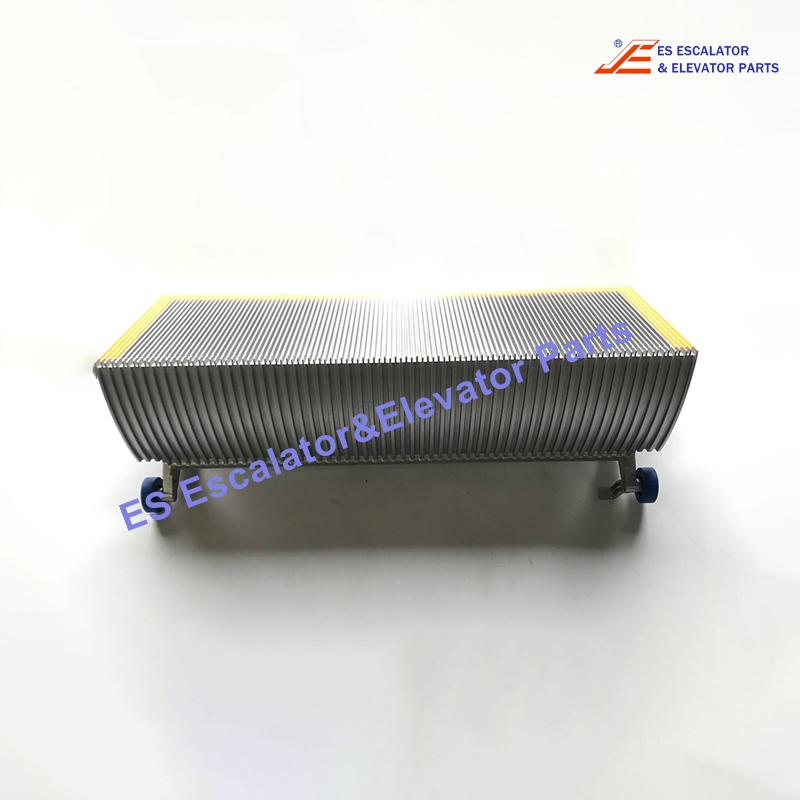 FY-TJMJ-01 Escalator Step Material:Aluminum Color:Black Size:600mm With Yellow Demcations