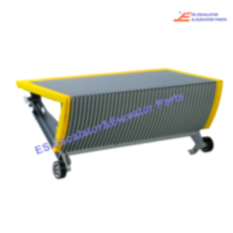 468547 Escalator Step SWE 9300 W 3-Side Demarcation Black Painted 1000*800mm