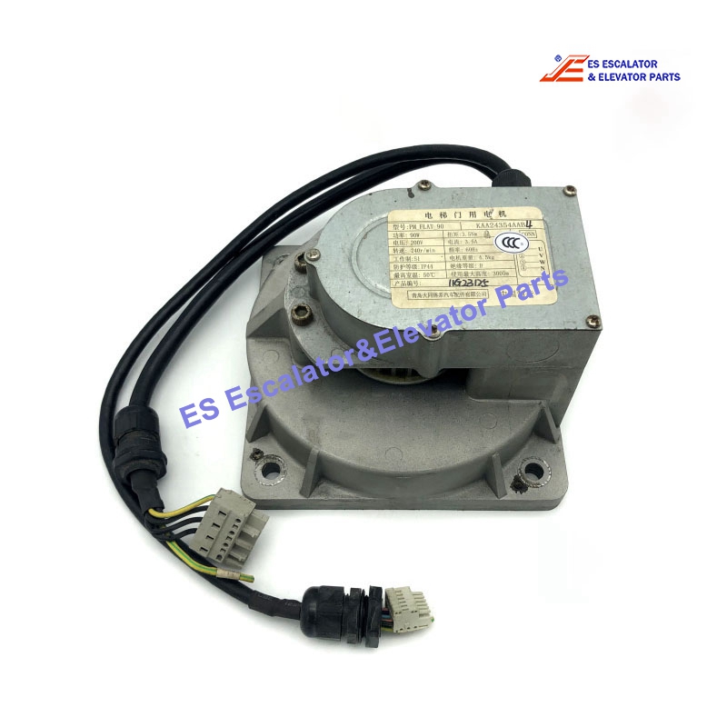 KAA24354AAB1 Elevator Door Motor Model:Pm_Flat_90 Power:90W Voltage:200V Speed:240R/Min Torque:3.5Nm Current:3.5A Frequency:60Hz Use For Otis