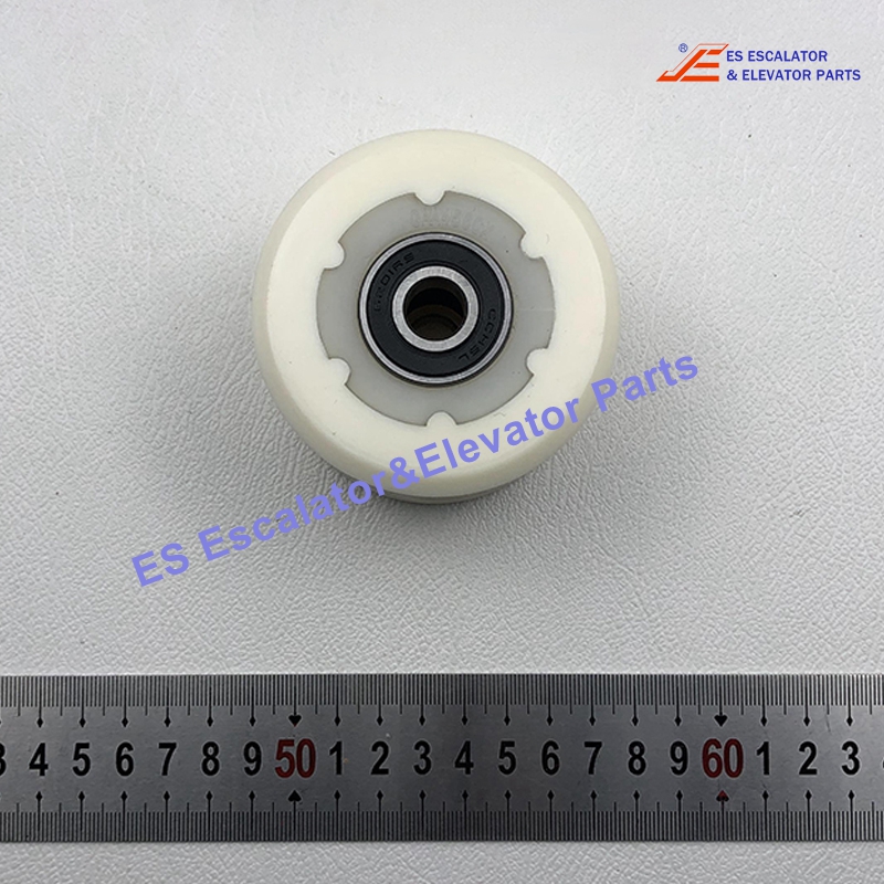 GAA456CX3 Escalator Step Chain Roller, 76*54mm, 6201-2RS Use For Otis