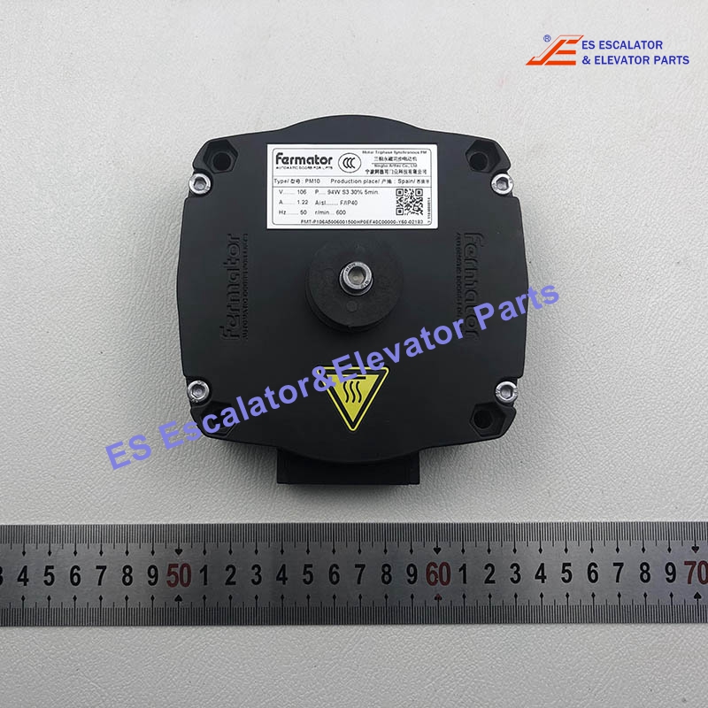 PM10 Elevator Motor 106V 1.22A 50HZ 600r/min Use For Fermator