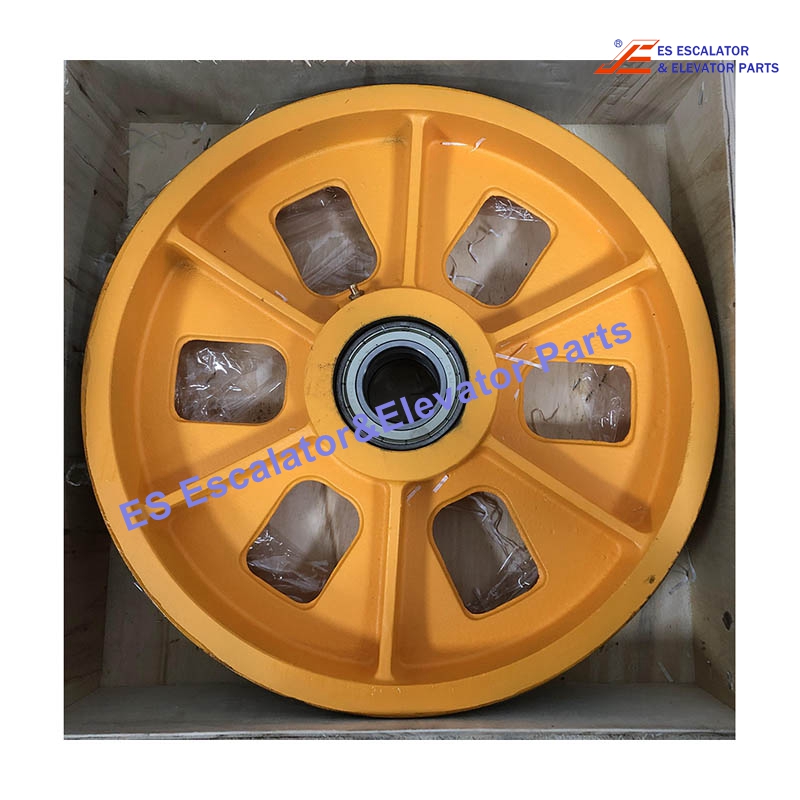 Elevator KM50547G02 ROPE PULLEY, D330MM W=67MM 6XD8MM Use For KONE