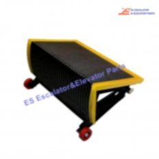 Escalator 50626486 Step CPL Black 1000 with yellow frame