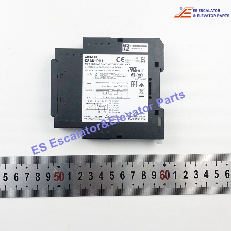 k8ak-ph1 Elevator Relay 200-480Vac 4.1Va 50/60Hz Use For Other