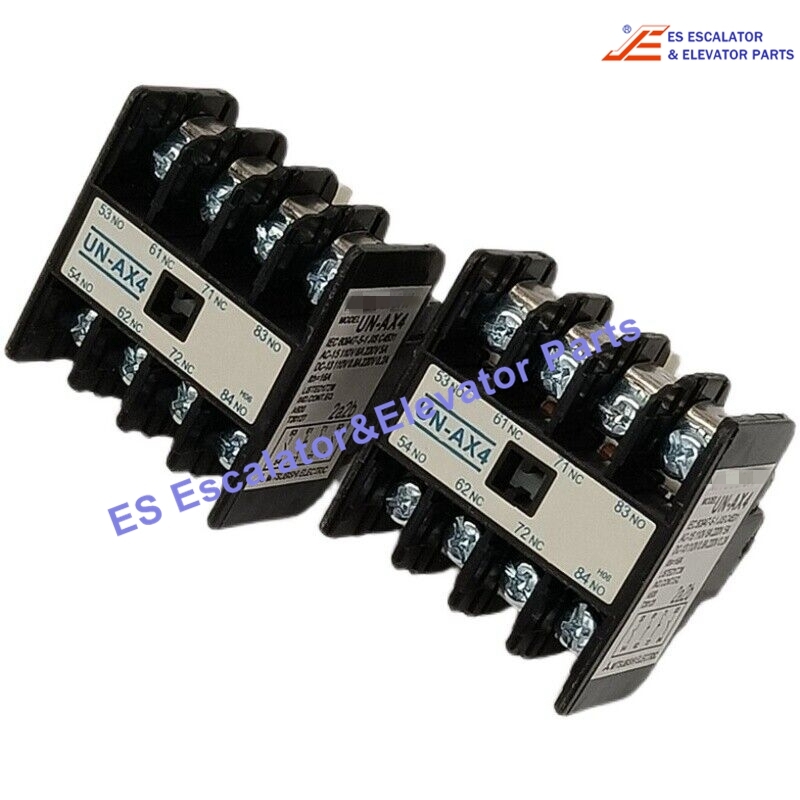 UN-AX4 Elevator Contactor 220Vac 50Hz Use For Mitsubishi